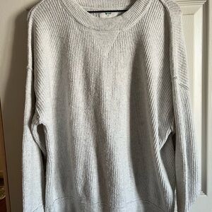 Aerie Cozy Long Ribbed Knit Sweater